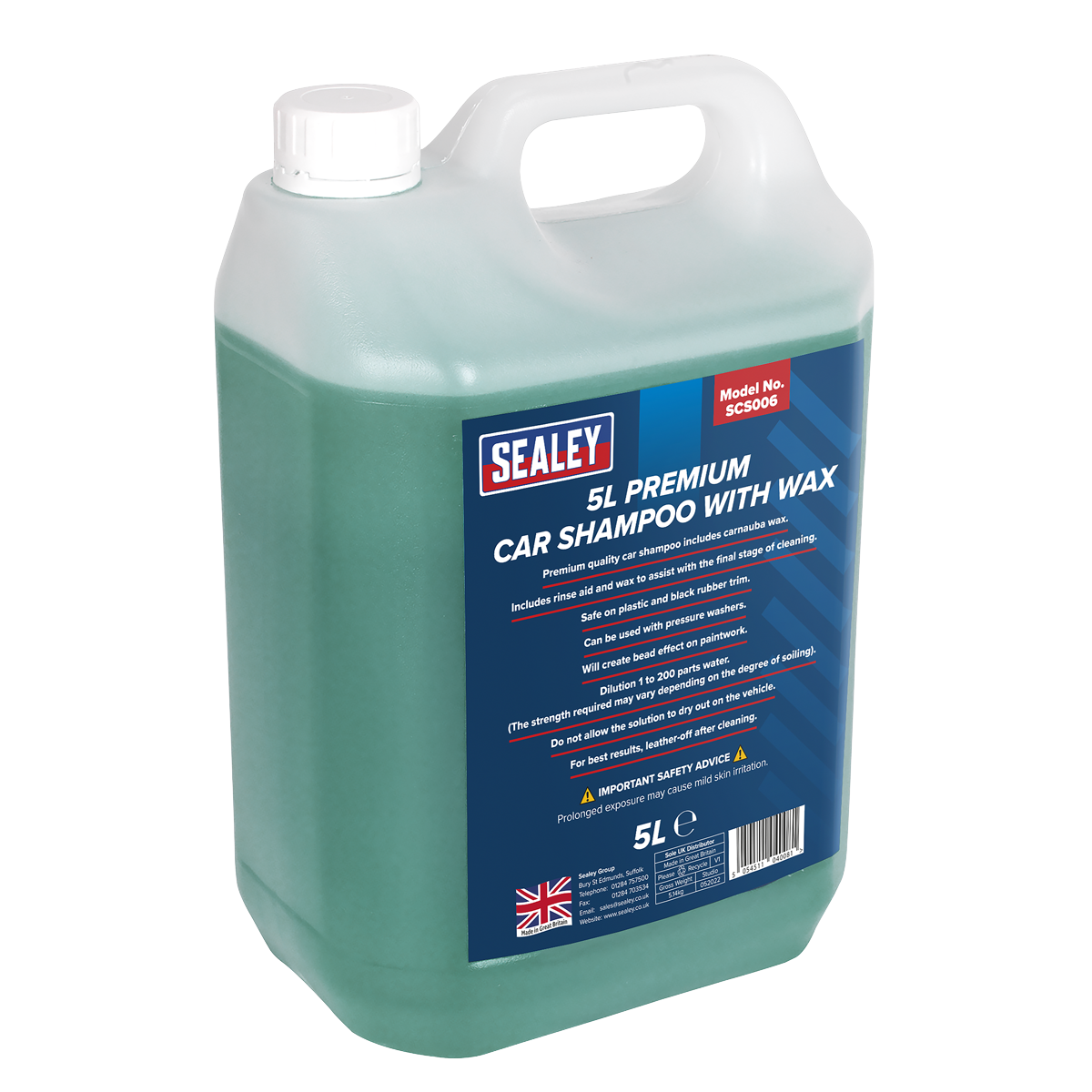 Car Shampoo Premium with Wax 5L