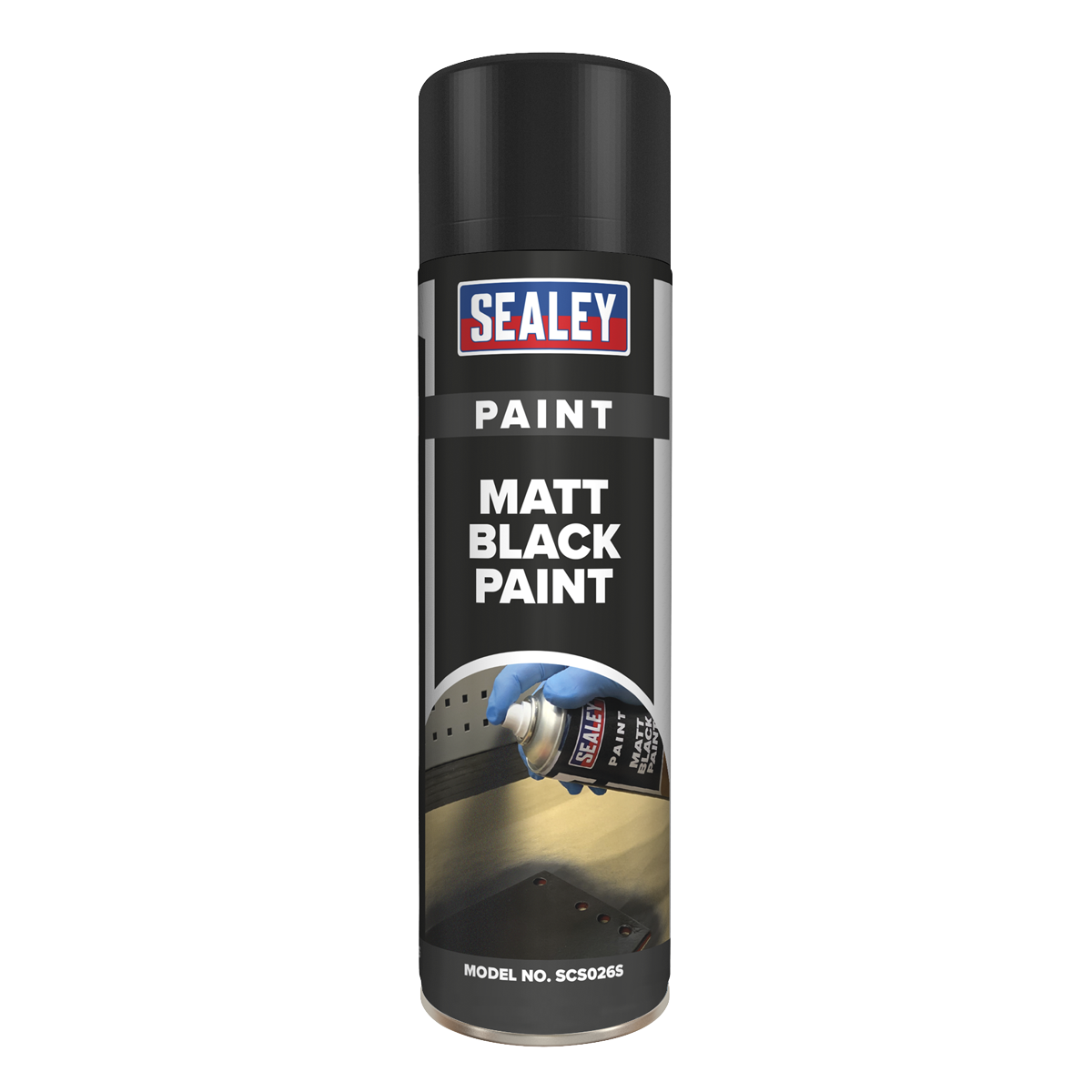 Black Matt Paint 500ml Pack of 6