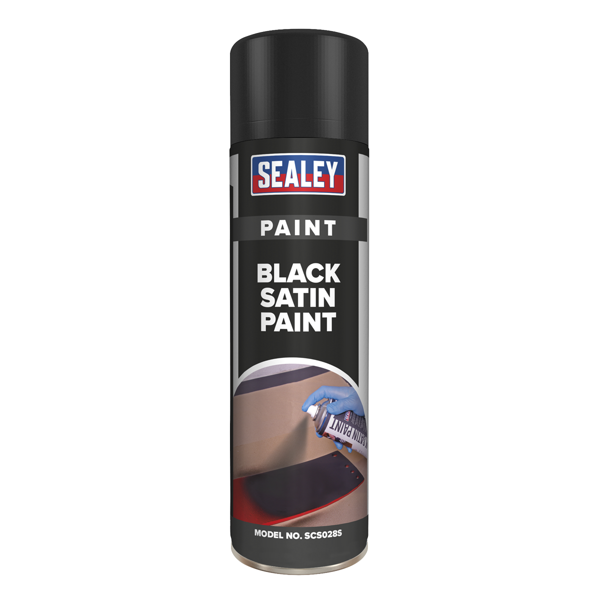 Black Satin Paint 500ml