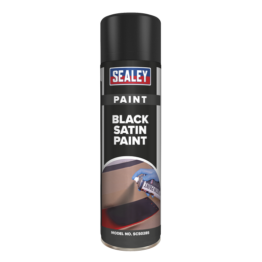 Black Satin Paint 500ml