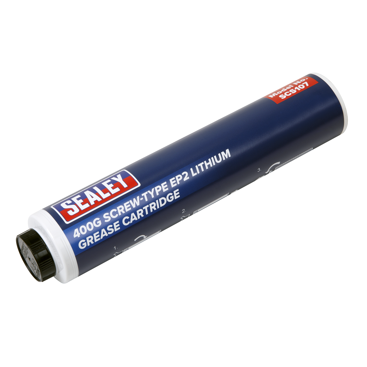 Screw-Type EP2 Lithium Grease Cartridge 400g