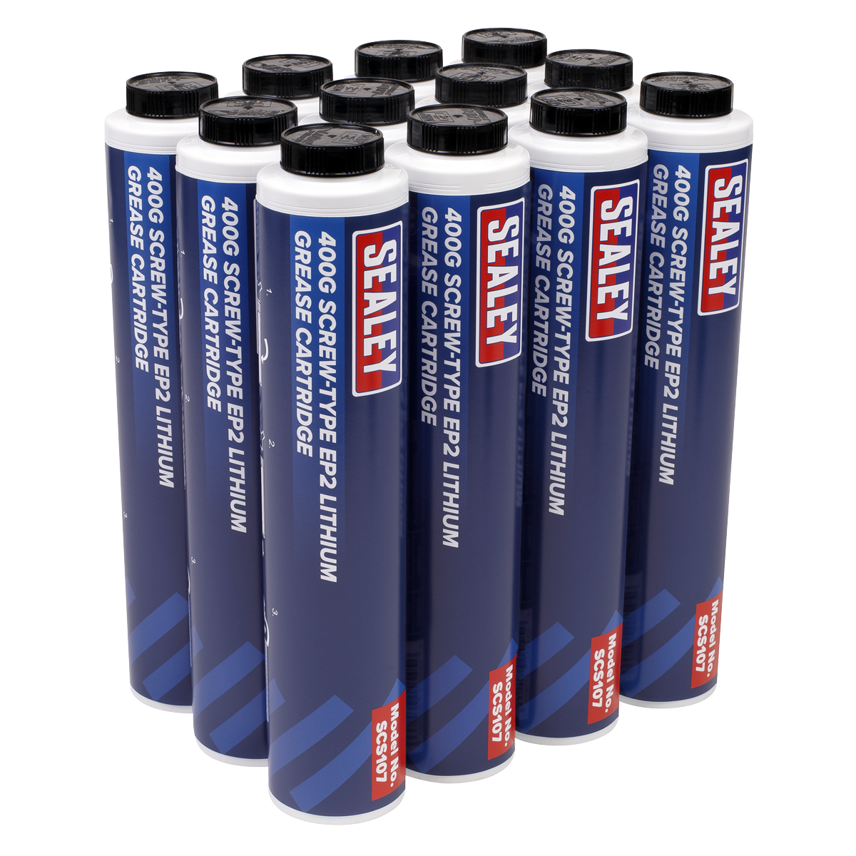 Screw-Type EP2 Lithium Grease Cartridge 400g Pack of 12