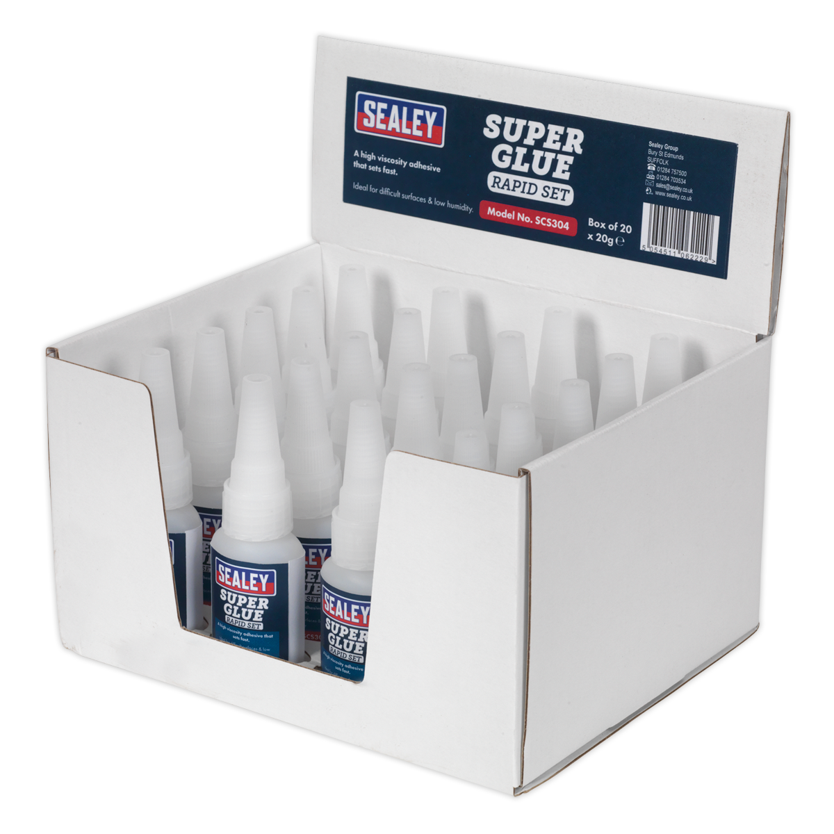 Super Glue Rapid Set 20g Pack of 20