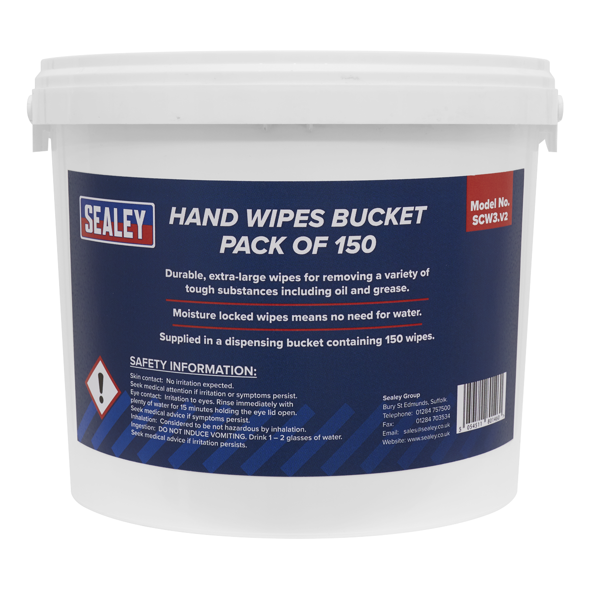 Hand Wipes Bucket - Pack of 150