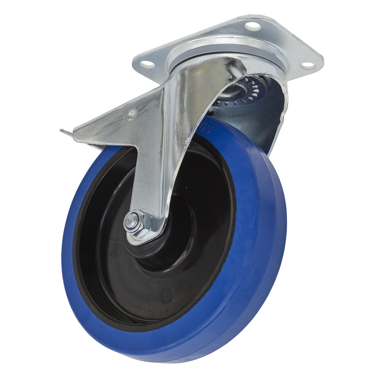 Castor Wheel Swivel Plate with Total Lock Ø200mm