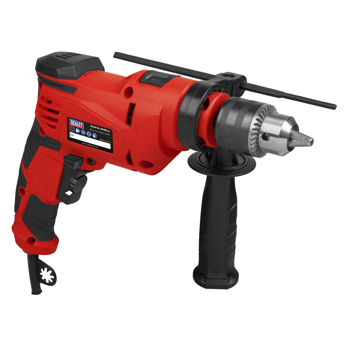 Hammer Drill Ø13mm Variable Speed with Reverse 750W/230V