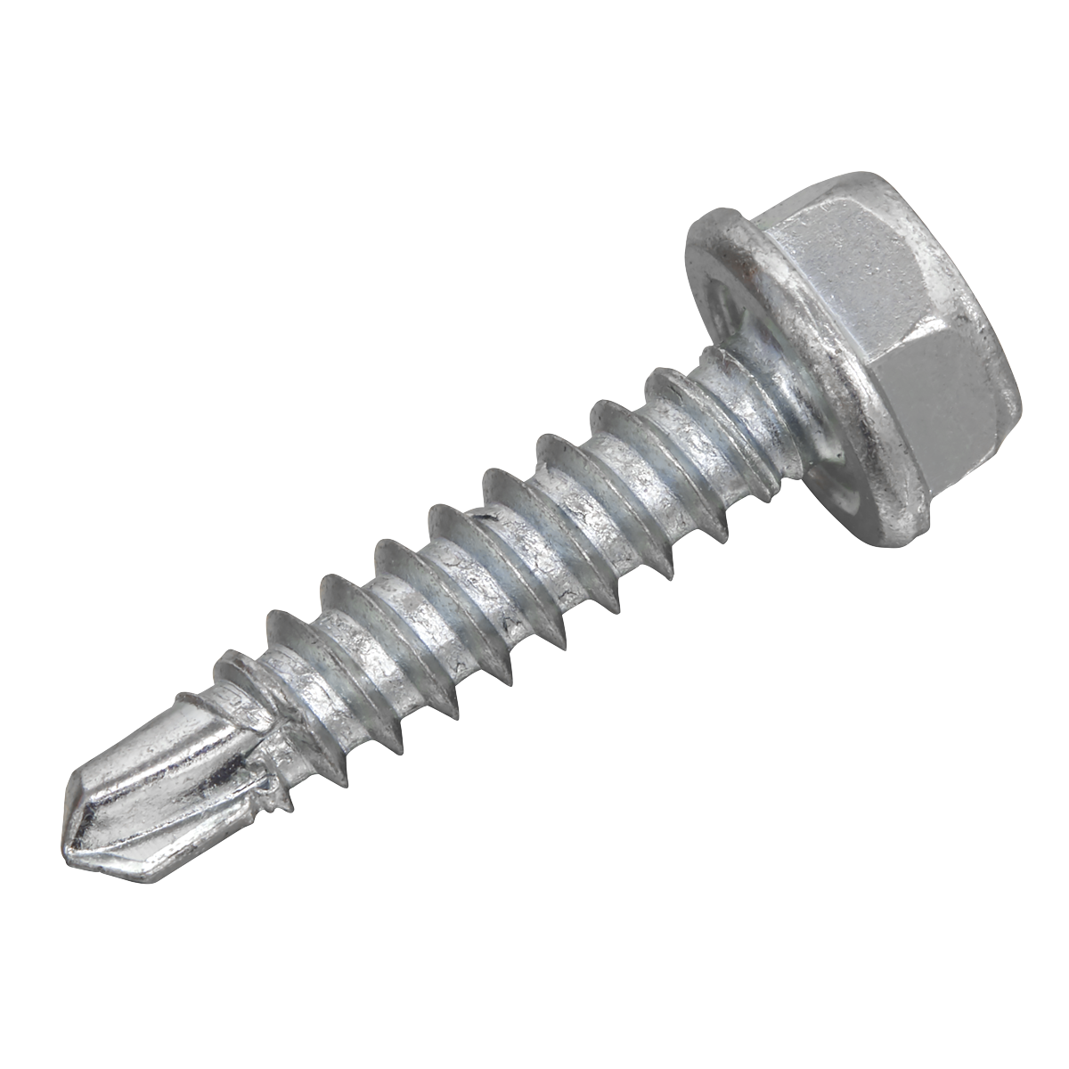 Self-Drilling Screw 4.2 x 19mm Hex Head Zinc Pack of 100