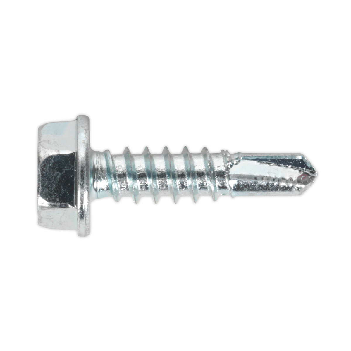 Self-Drilling Screw 4.8 x 19mm Hex Head Zinc Pack of 100