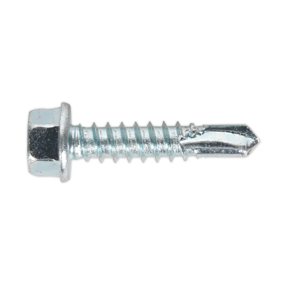 Self-Drilling Screw 5.5 x 25mm Hex Head Zinc Pack of 100