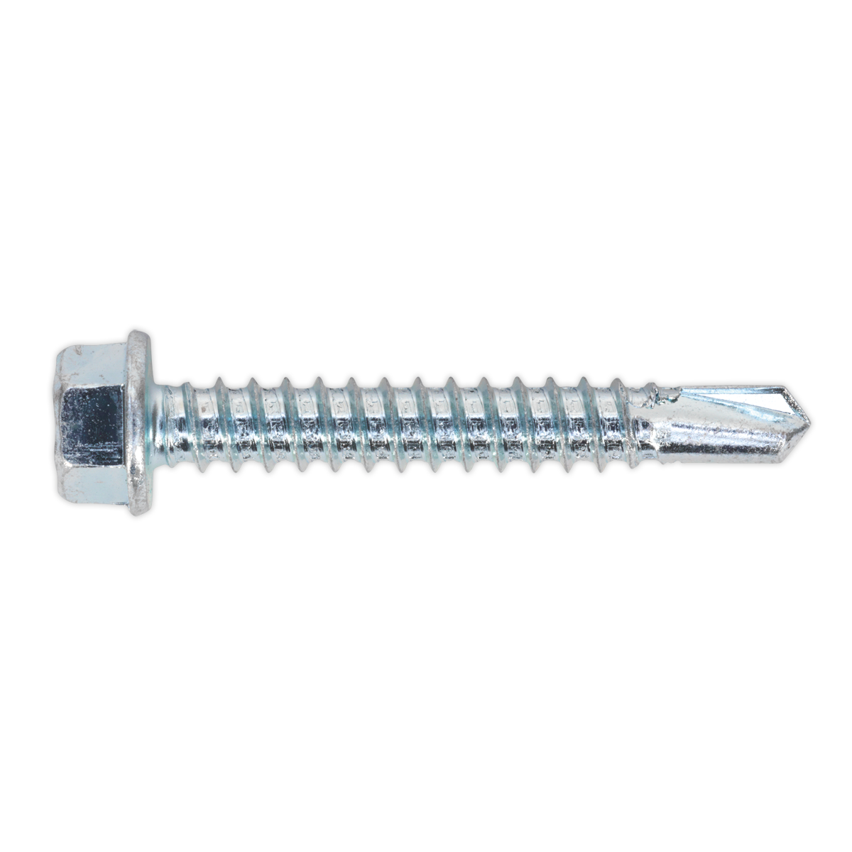 Self-Drilling Screw 5.5 x 38mm Hex Head Zinc Pack of 100