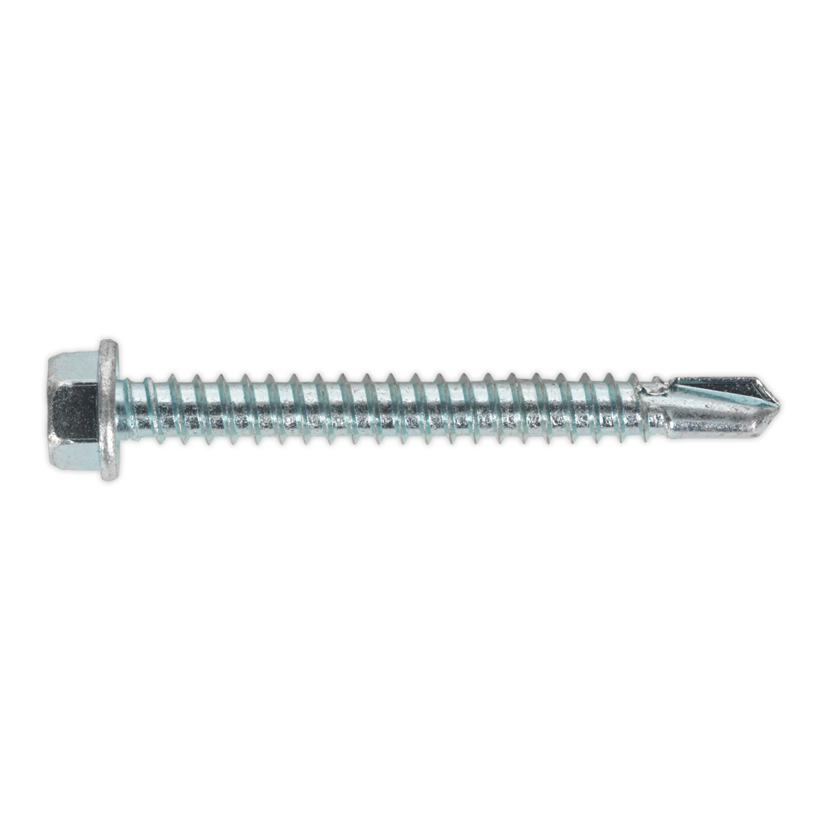 Self-Drilling Screw 5.5 x 50mm Hex Head Zinc Pack of 100