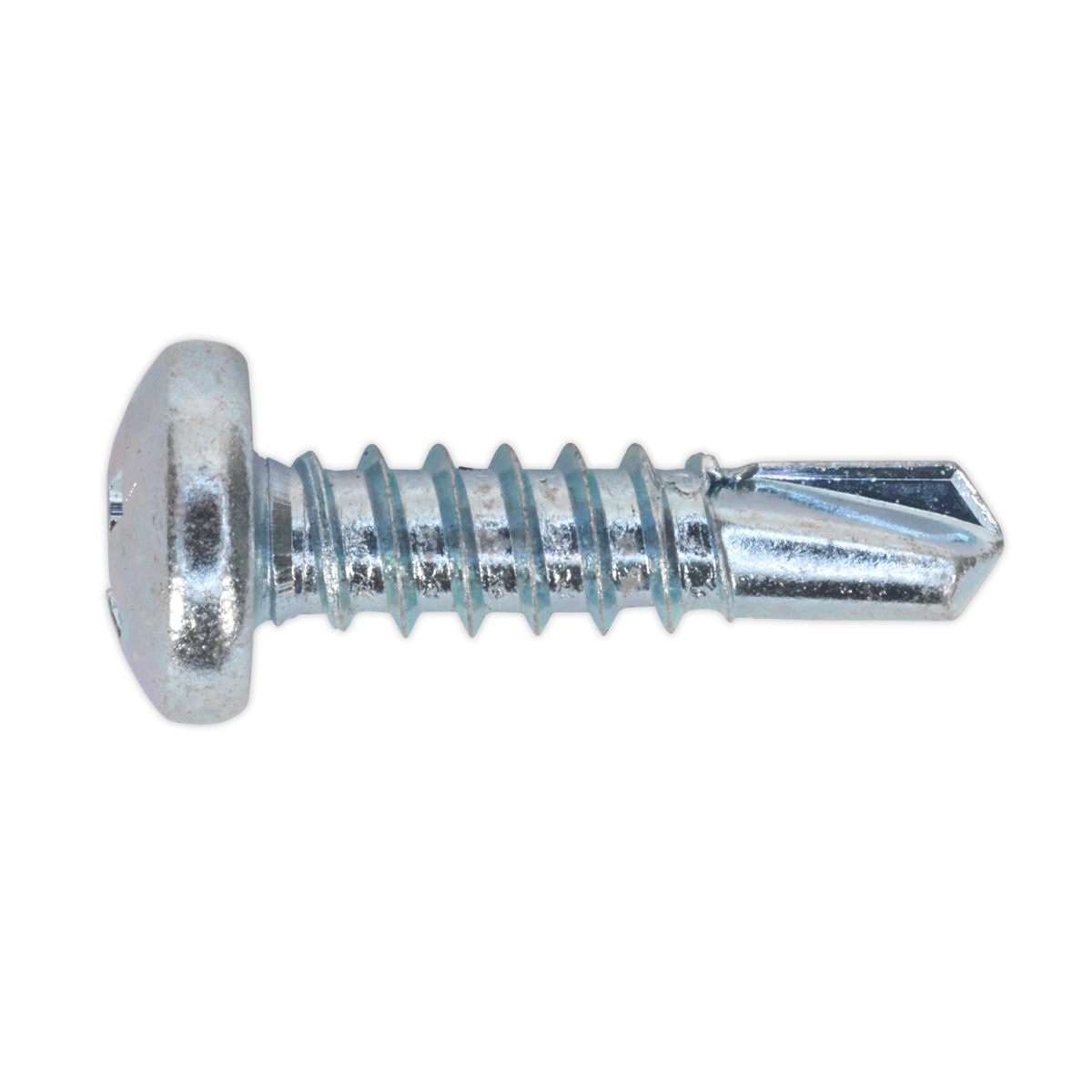 Self-Drilling Screw 4.8 x 19mm Pan Head Phillips Zinc Pack of 100