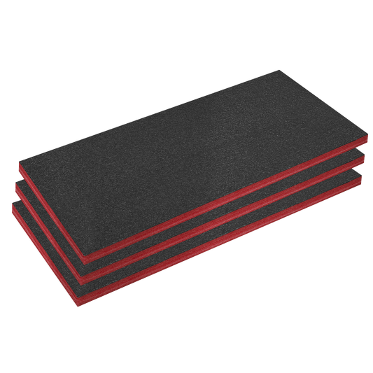 Easy Peel Shadow Foam® Red/Black 50mm - Pack of 3