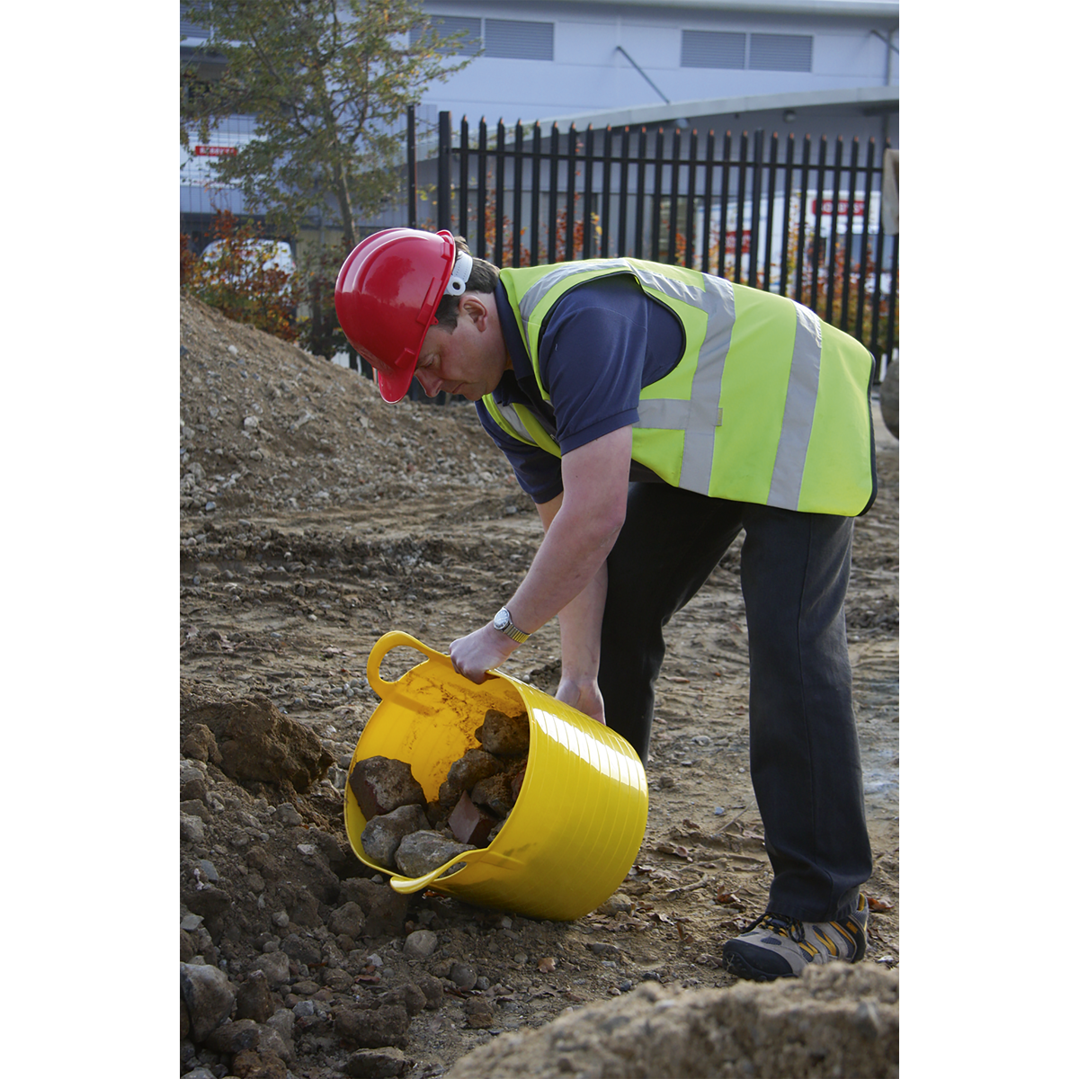 Heavy-Duty Flexi Tub 40L - Yellow