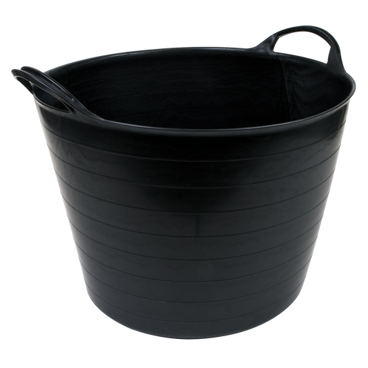 Heavy-Duty Flexi Tub 40L - Black