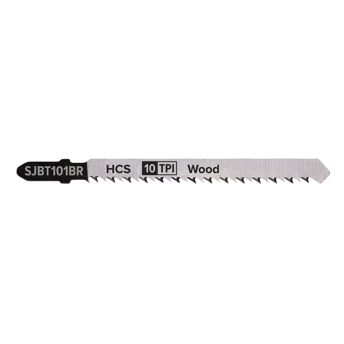 Jigsaw Blade Hard Wood Downward Cut 100mm 10tpi - Pack of 5