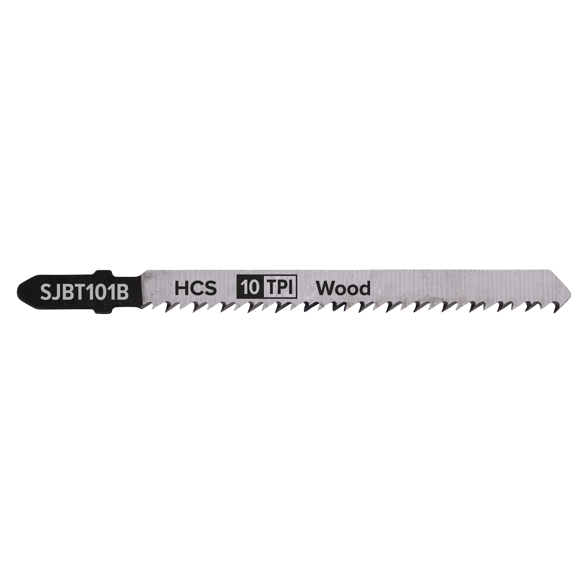 Jigsaw Blade Hard Wood 100mm 10tpi - Pack of 5