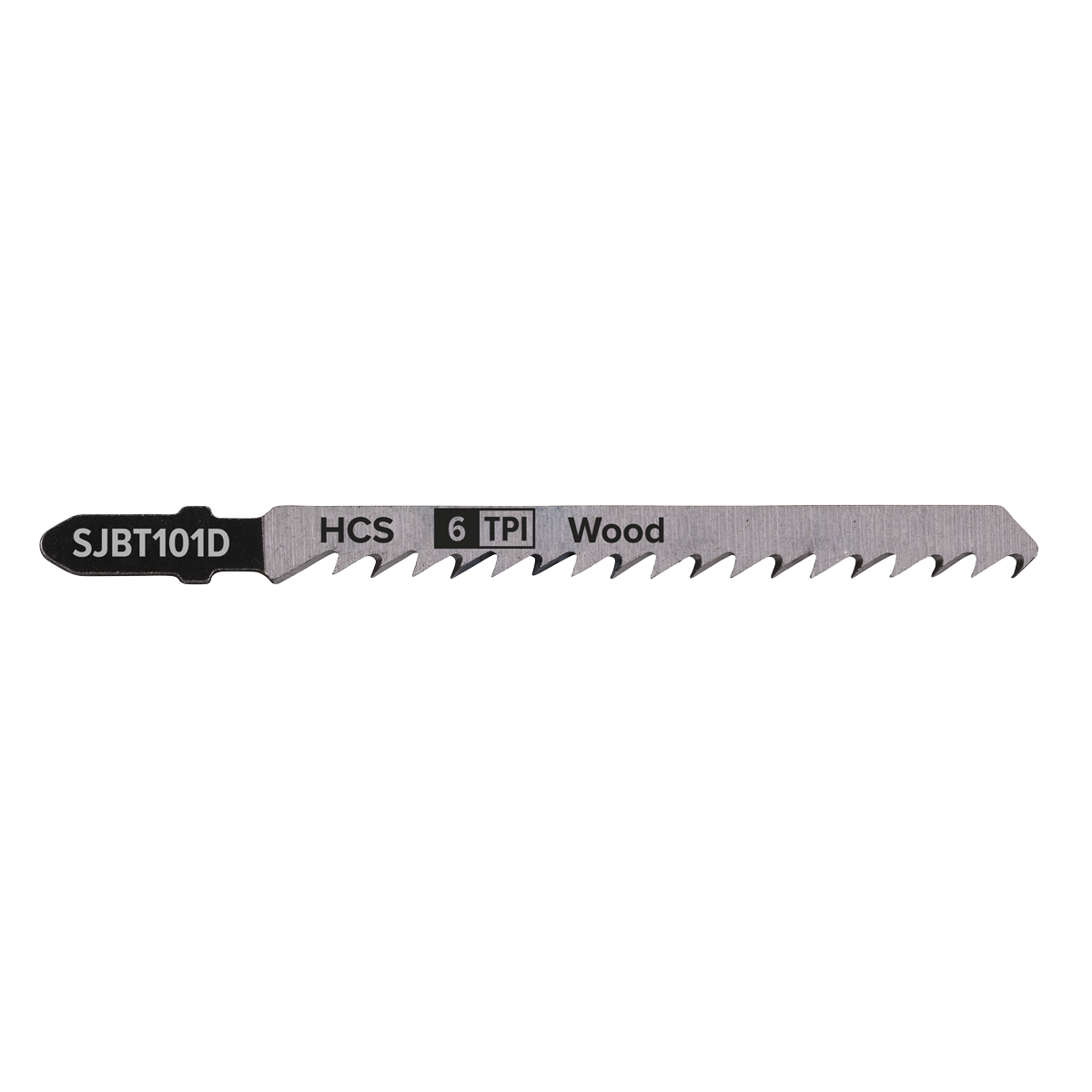 Jigsaw Blade Hard Wood 100mm 6tpi - Pack of 5