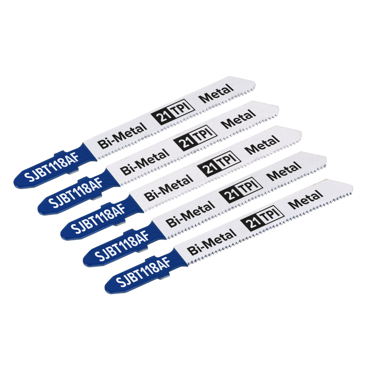 Jigsaw Blade Metal 75mm 21tpi - Pack of 5