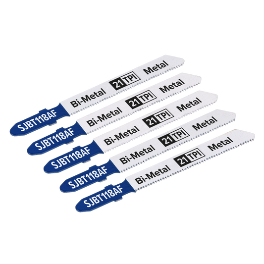 Jigsaw Blade Metal 75mm 21tpi - Pack of 5