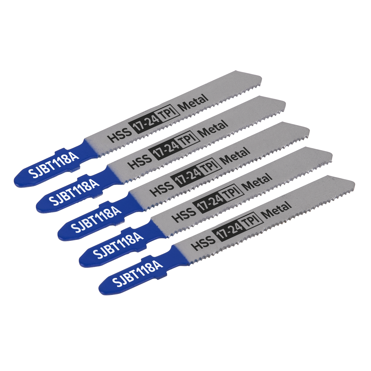 Jigsaw Blade Metal 92mm 17-24tpi - Pack of 5