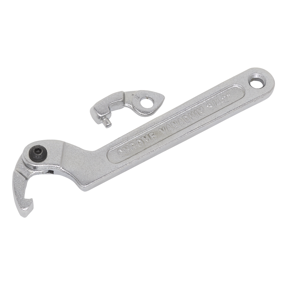 Adjustable C Spanner - Hook & Pin Wrench Set 3pc 19-51mm
