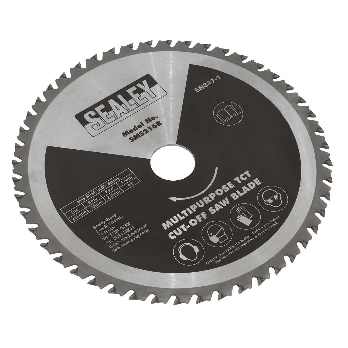 Multipurpose Cut-Off Saw Blade Ø216 x 2.4mm/Ø30mm 48tpu