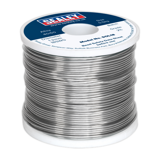 Solder Wire Quick Flow 1.2mm/18SWG 40/60 0.5kg Reel