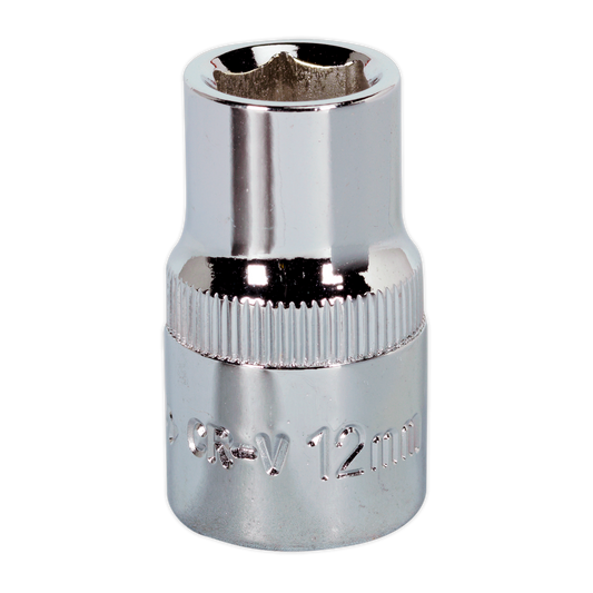 WallDrive® Socket 12mm 1/2"Sq Drive Fully Polished