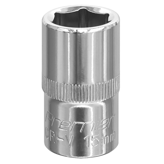 WallDrive® Socket 15mm 1/2"Sq Drive Fully Polished