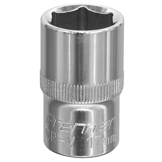 WallDrive® Socket 17mm 1/2"Sq Drive Fully Polished