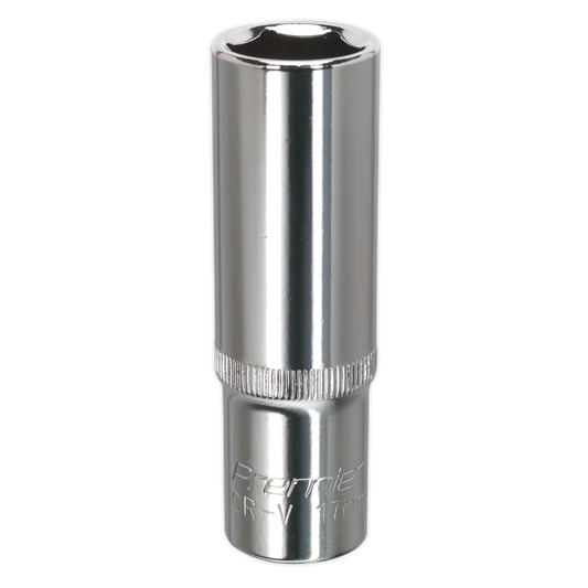 WallDrive® Socket 17mm Deep 1/2"Sq Drive Fully Polished