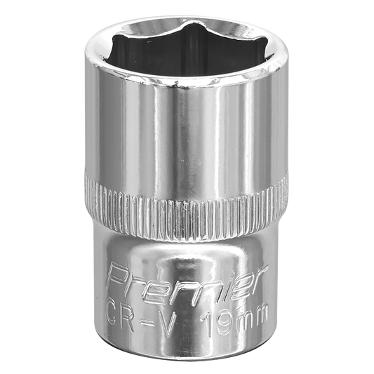 WallDrive® Socket 19mm 1/2"Sq Drive Fully Polished