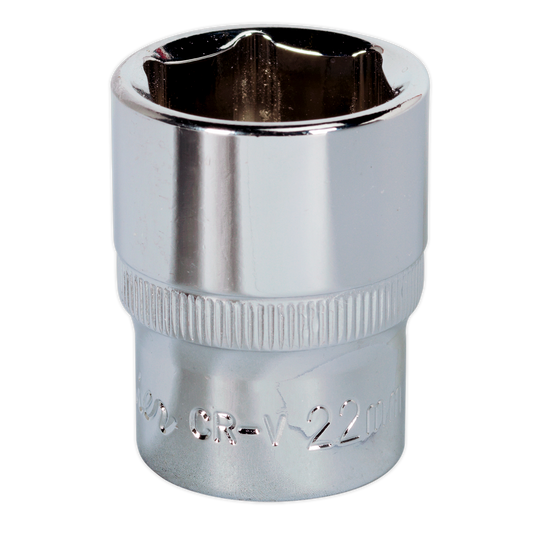 WallDrive® Socket 22mm 1/2"Sq Drive Fully Polished