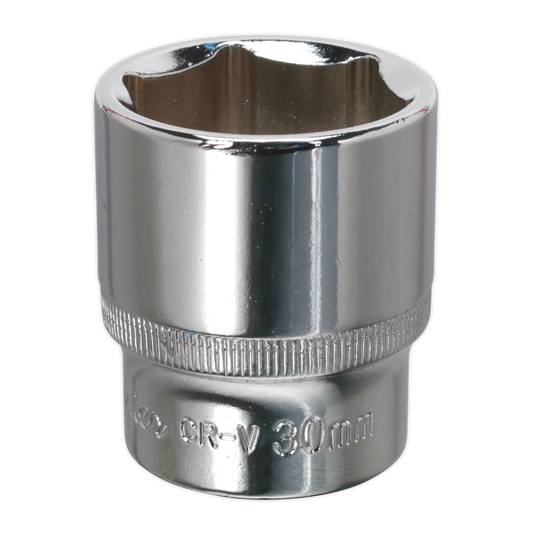 WallDrive® Socket 30mm 1/2"Sq Drive Fully Polished