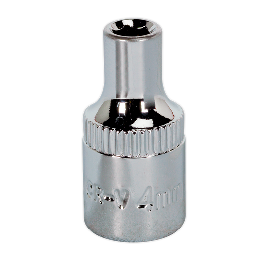 WallDrive® Socket 4mm 1/4"Sq Drive Fully Polished