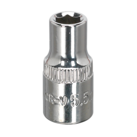 WallDrive® Socket 5.5mm 1/4"Sq Drive Fully Polished