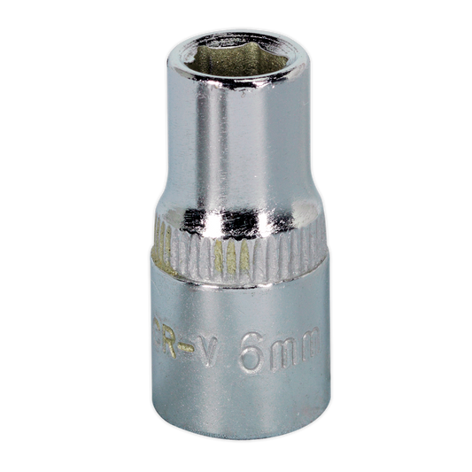 WallDrive® Socket 6mm 1/4"Sq Drive Fully Polished