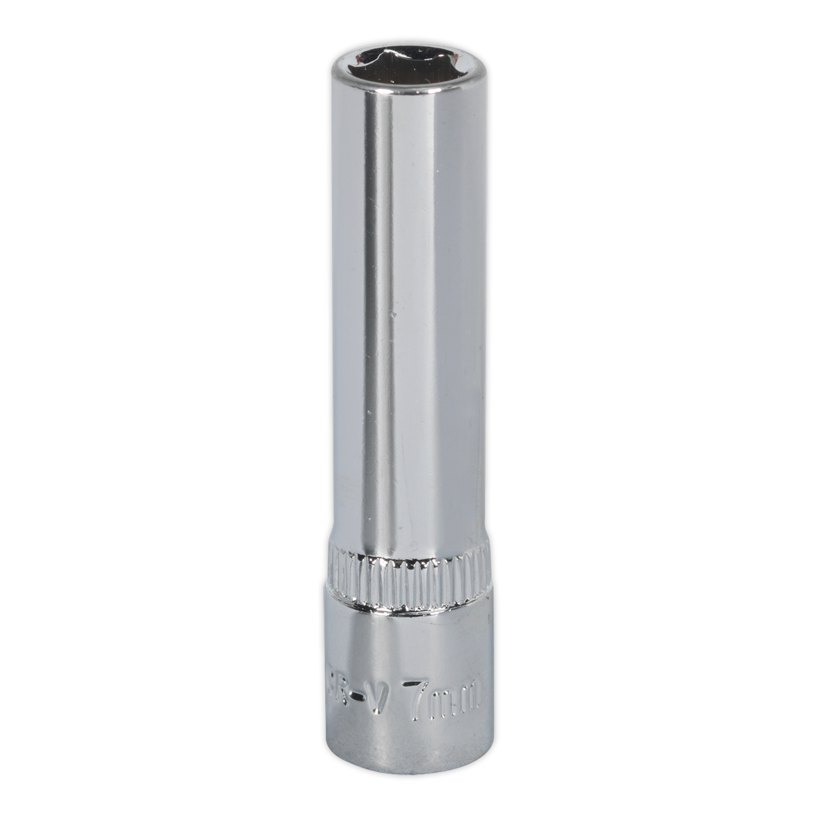 WallDrive® Socket 7mm Deep 1/4"Sq Drive Fully Polished