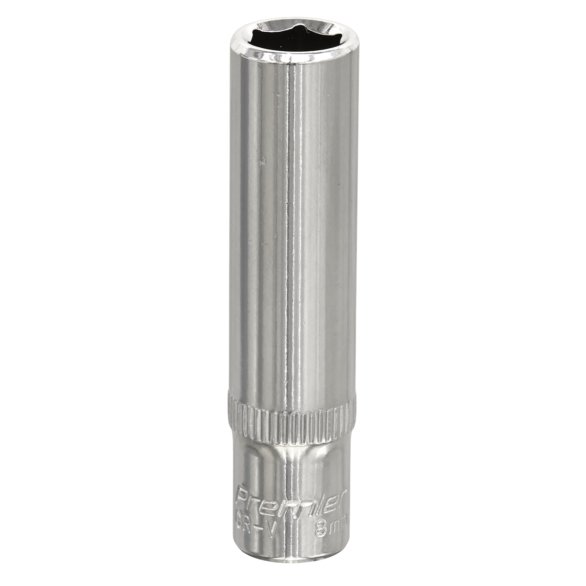 WallDrive® Socket 8mm Deep 1/4"Sq Drive Fully Polished