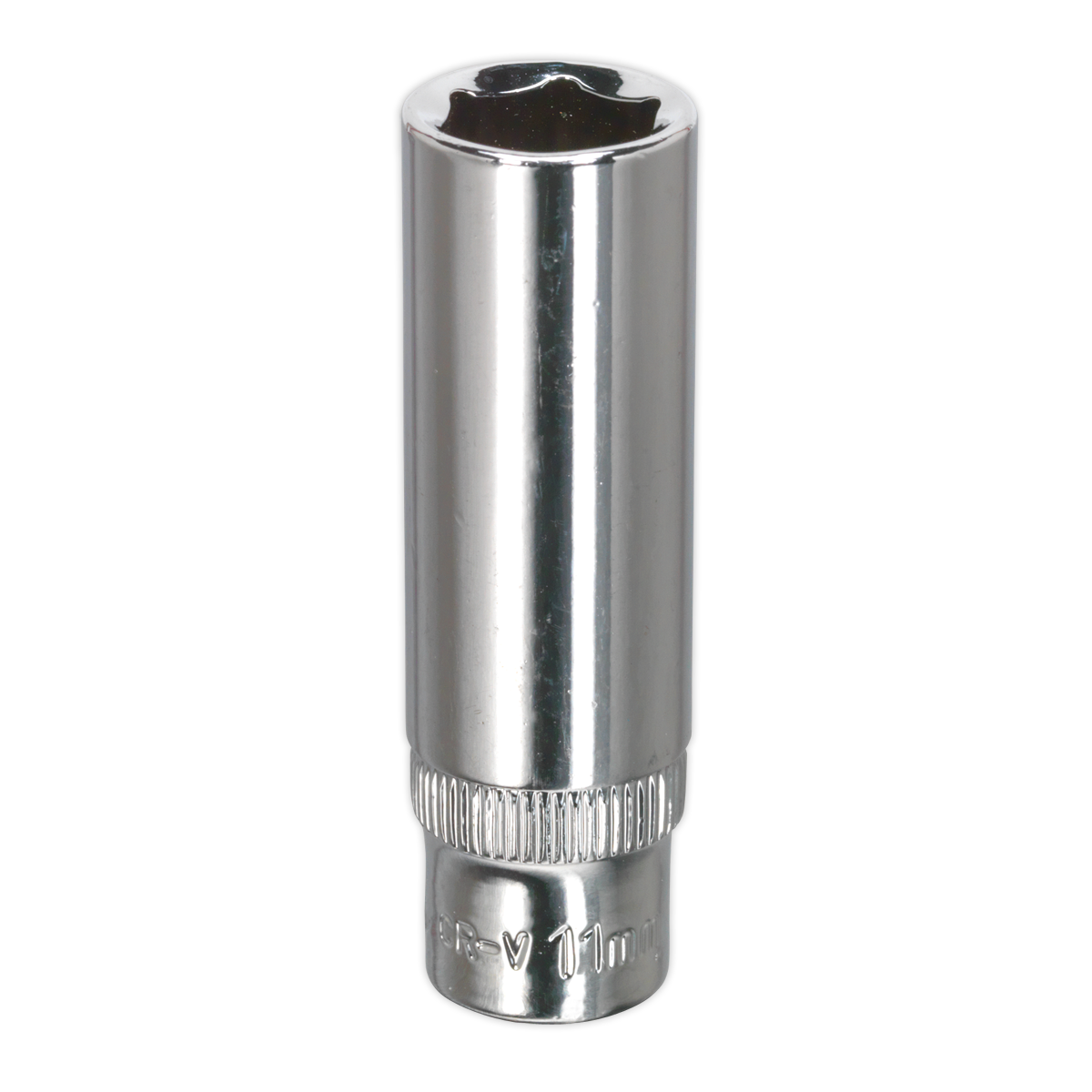 WallDrive® Socket 11mm Deep 1/4"Sq Drive Fully Polished