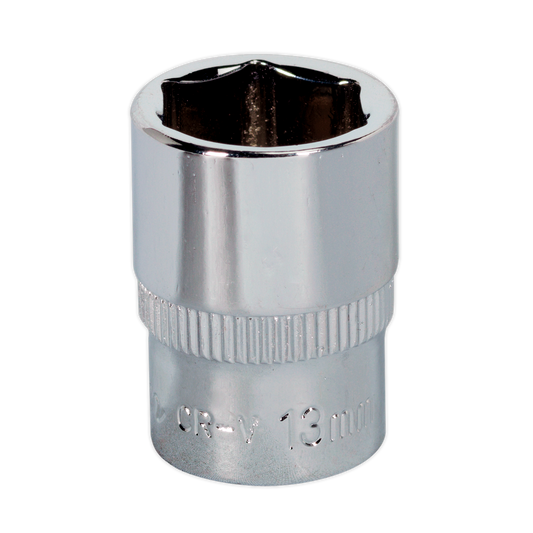 WallDrive® Socket 13mm 1/4"Sq Drive Fully Polished