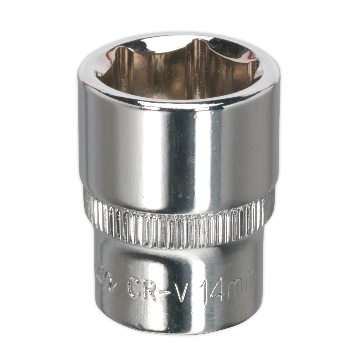 WallDrive® Socket 14mm 1/4"Sq Drive Fully Polished