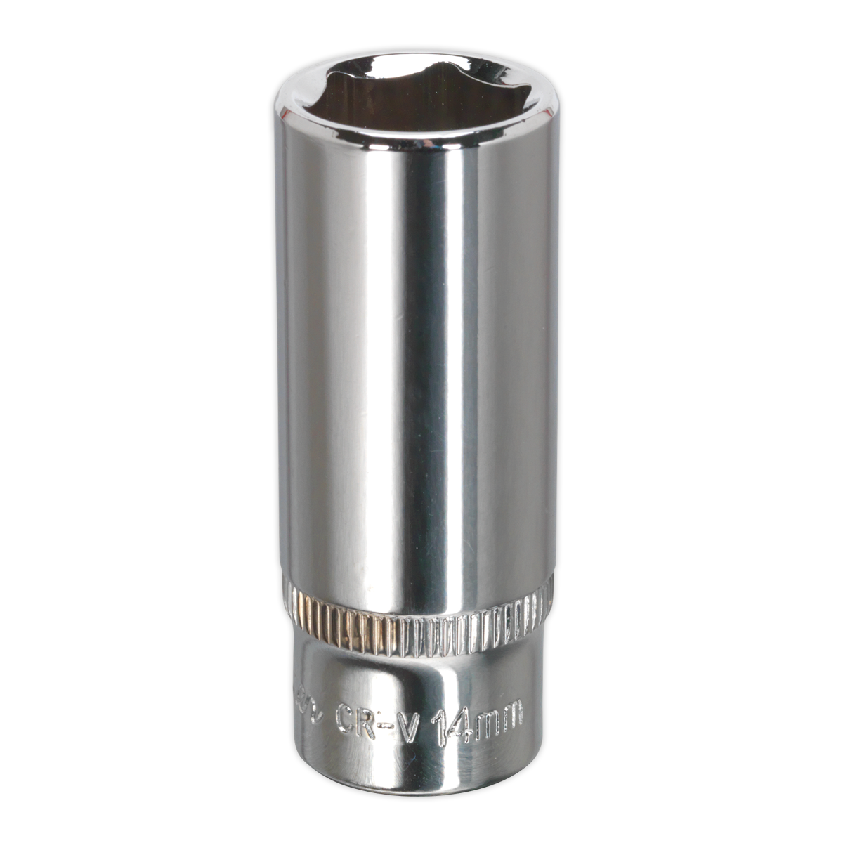 WallDrive® Socket 14mm Deep 1/4"Sq Drive Fully Polished