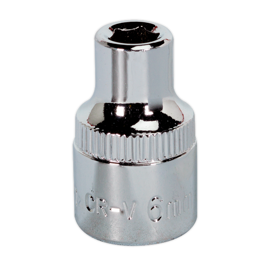 WallDrive® Socket 6mm 3/8"Sq Drive Fully Polished