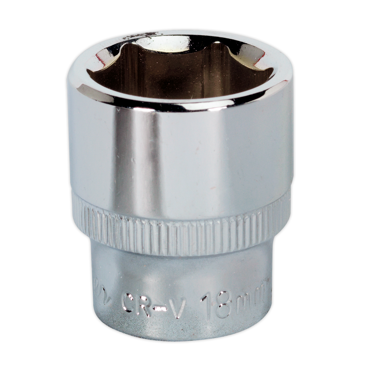 WallDrive® Socket 18mm 3/8"Sq Drive Fully Polished