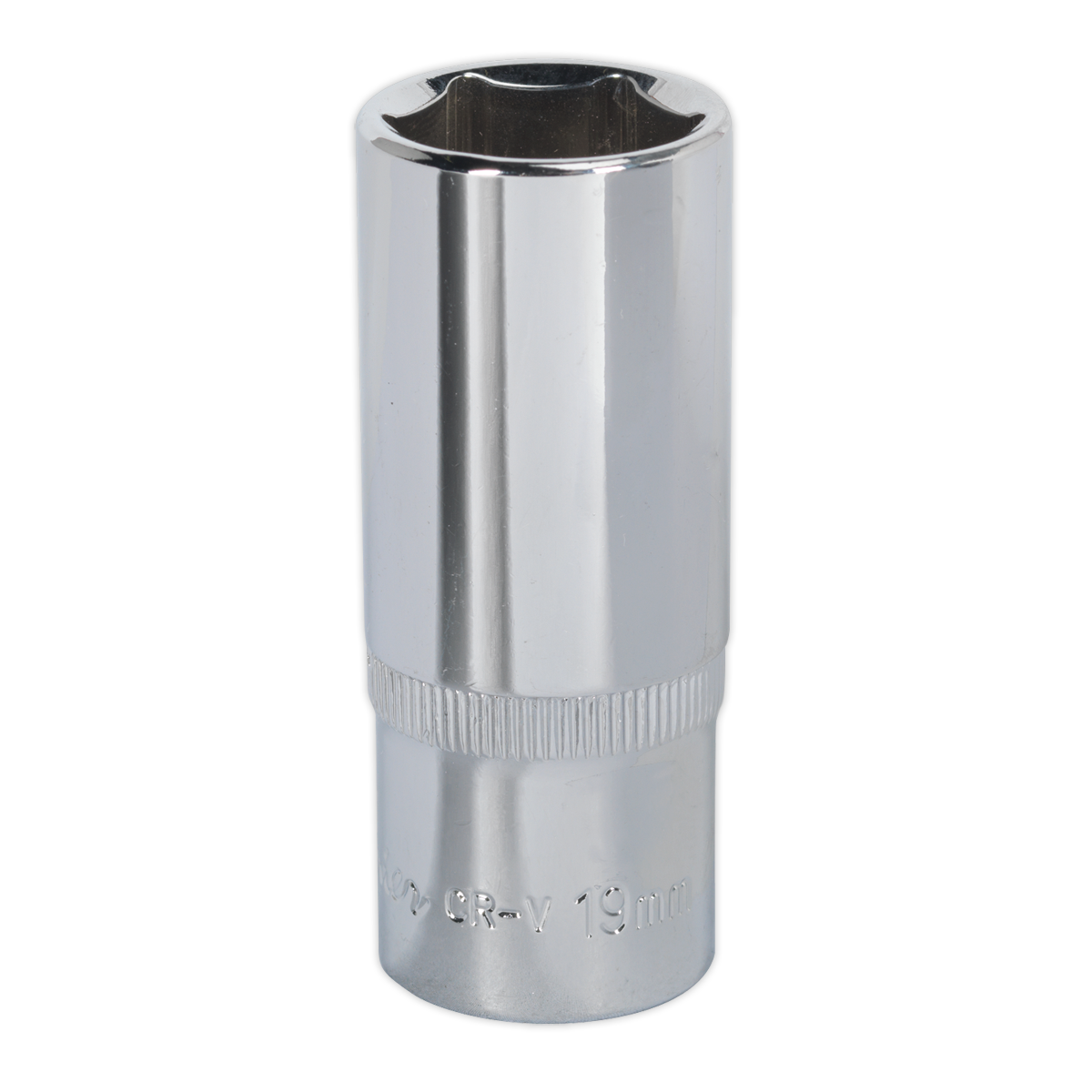 WallDrive® Socket 19mm Deep 3/8"Sq Drive Fully Polished