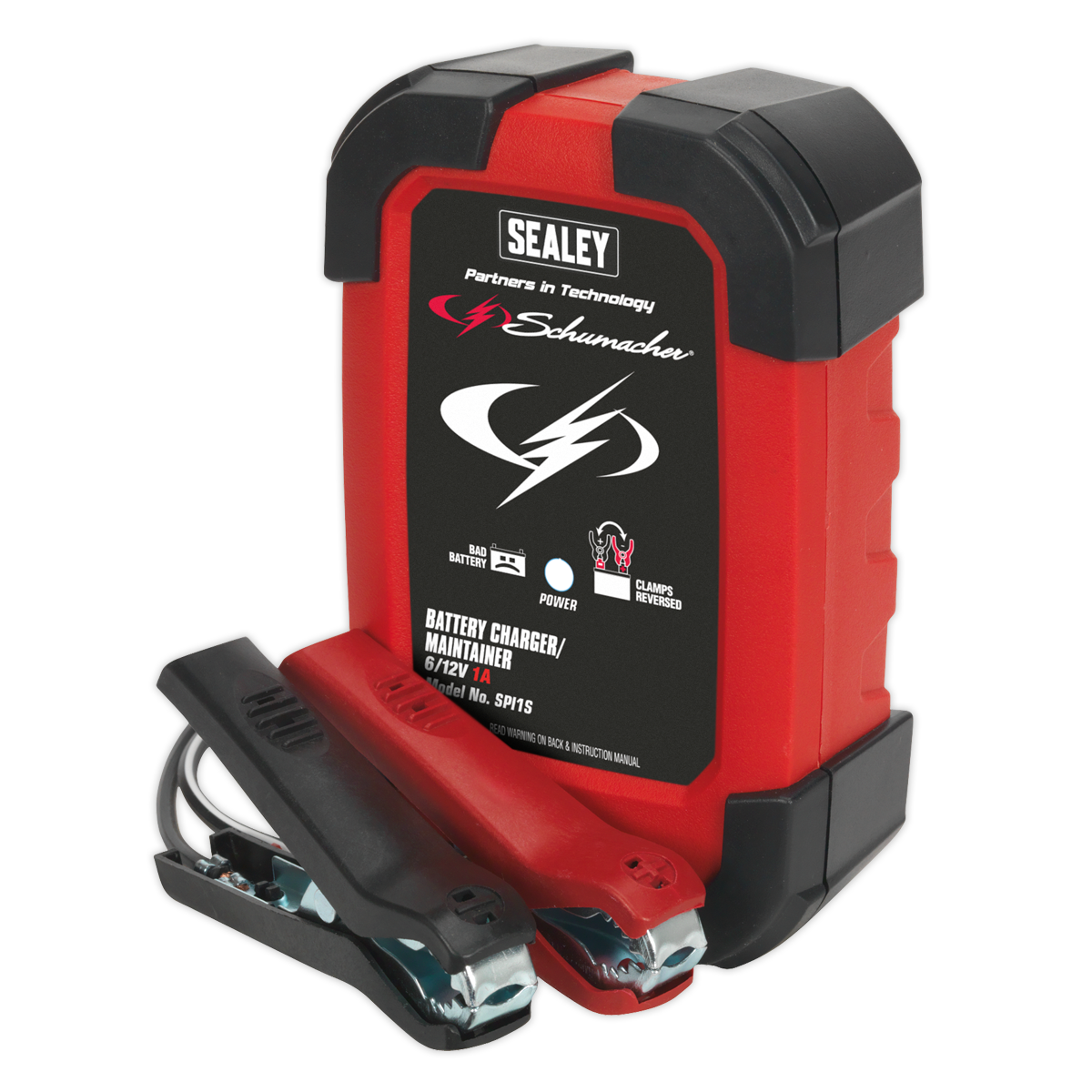 Schumacher® Intelligent Speed Charge Battery Charger/Maintainer 1A 6/12V