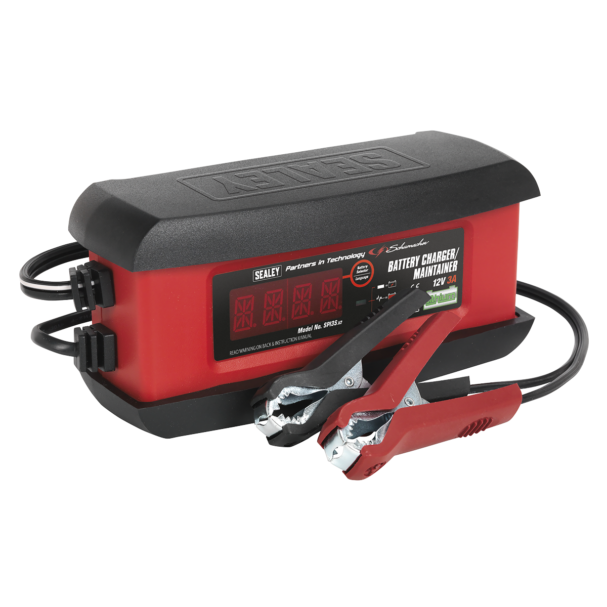 Schumacher® Intelligent Lithium Battery Charger/Maintainer 3Amp 12V