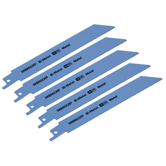 Reciprocating Saw Blade Metal 150mm 18tpi - Pack of 5